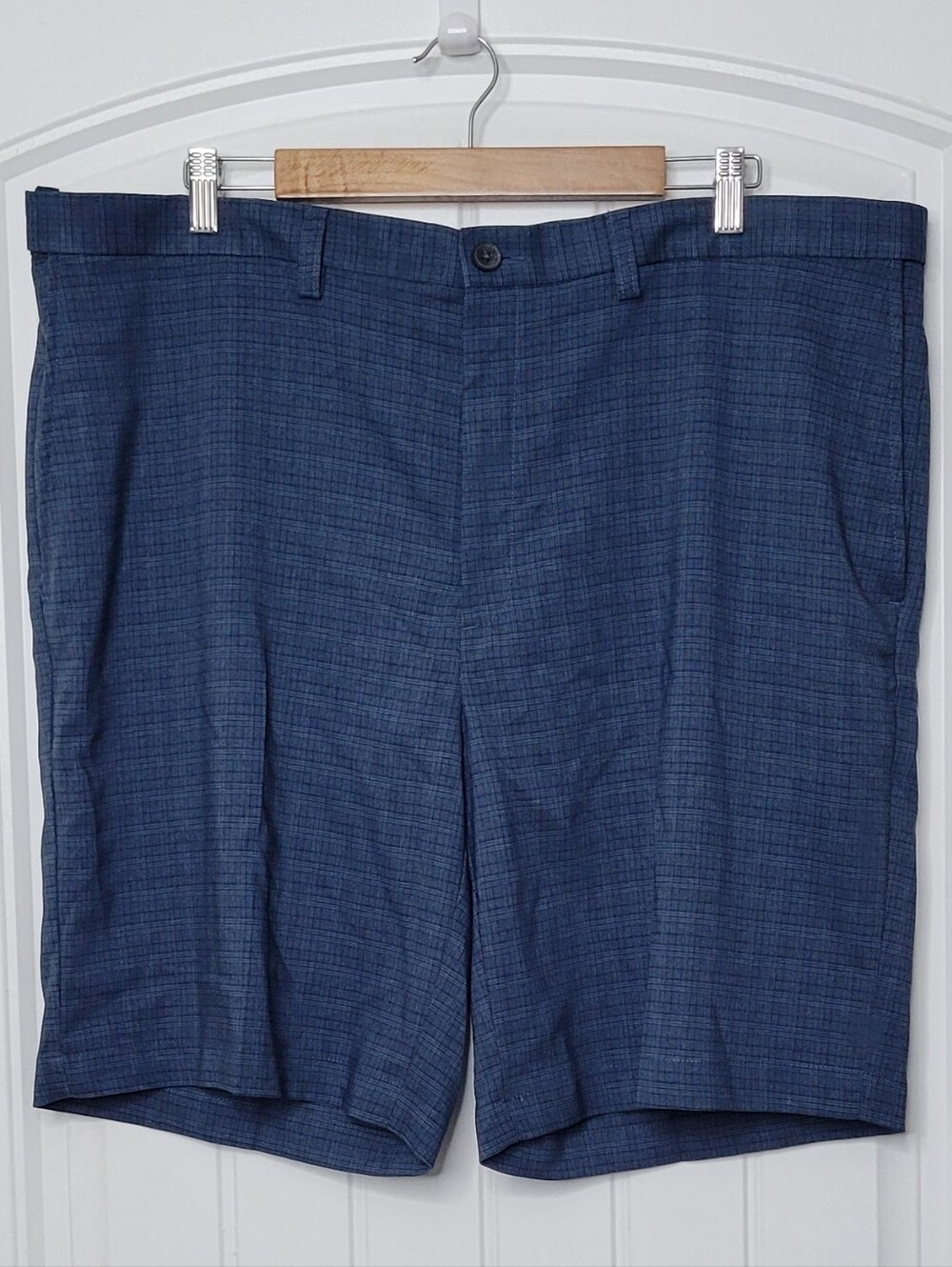 Haggar Cool 18 Pro Men's Blue Shorts